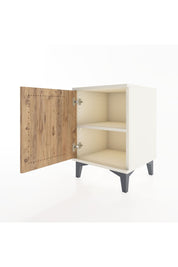 Hyperion Komodin Tek Raflı Tek Kapaklı 44x44x64 Aytaşı-Çam