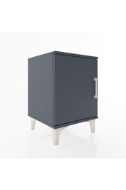 Hyperion Komodin Tek Raflı Tek Kapaklı 44x44x64 Antrasit-Antrasit