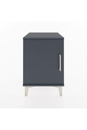 Hyperion Komodin Tek Raflı Tek Kapaklı 44x44x64 Antrasit-Antrasit