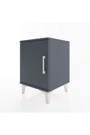 Hyperion Komodin Tek Raflı Tek Kapaklı 44x44x64 Antrasit-Antrasit