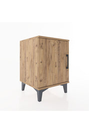 Hyperion Komodin Tek Raflı Tek Kapaklı 44x44x64 Çam-Çam