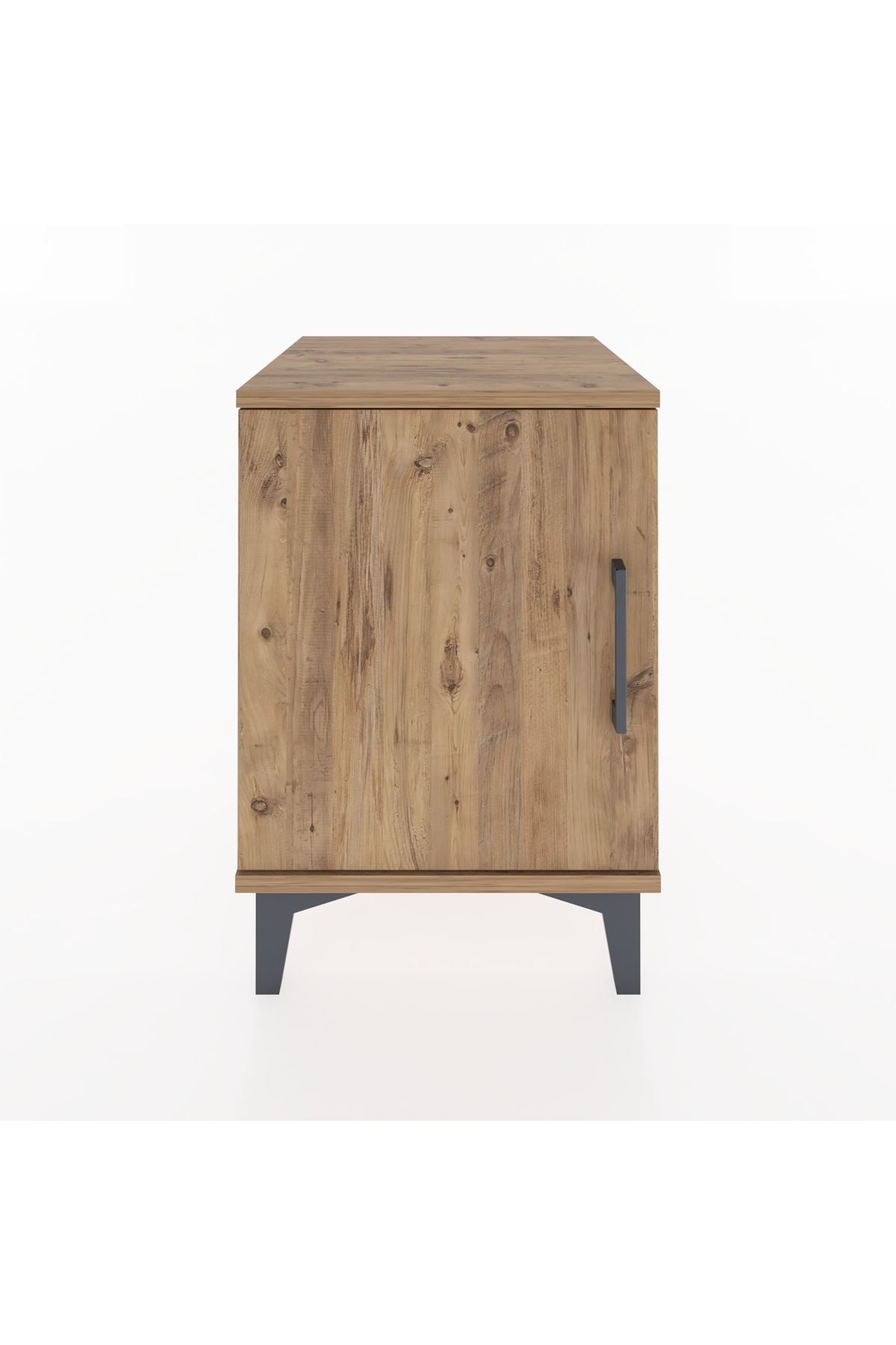 Hyperion Komodin Tek Raflı Tek Kapaklı 44x44x64 Çam-Çam