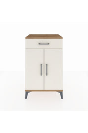 Hyperion Komodin 2 Raflı Tek Çekmeceli 2 Kapaklı 60x44x96 Çam-Aytaşı