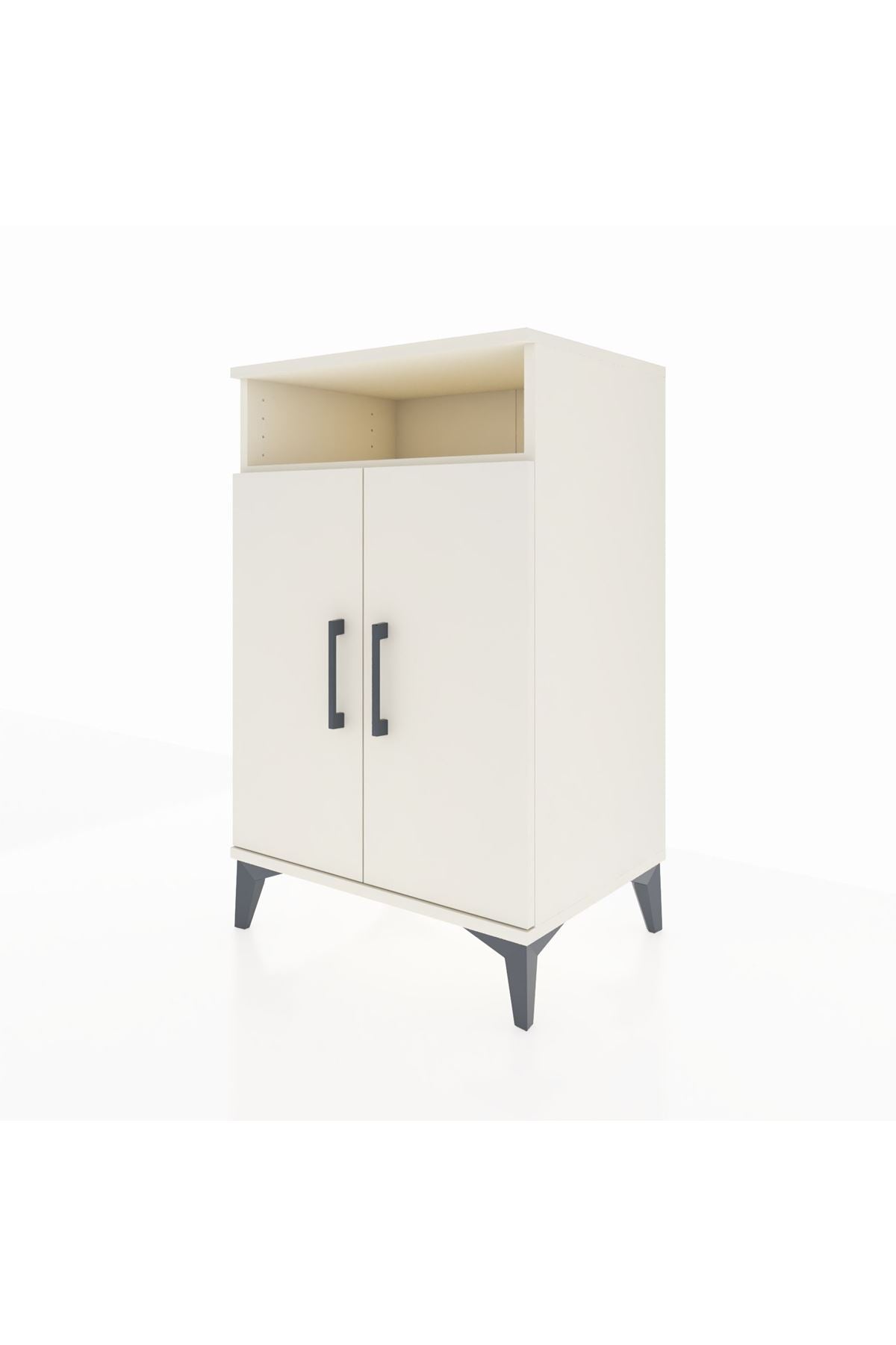 Hyperion Komodin 3 Raflı 2 Kapaklı 60x44x96 Aytaşı-Aytaşı