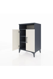 Hyperion Komodin 3 Raflı 2 Kapaklı 60x44x96 Antrasit-Aytaşı