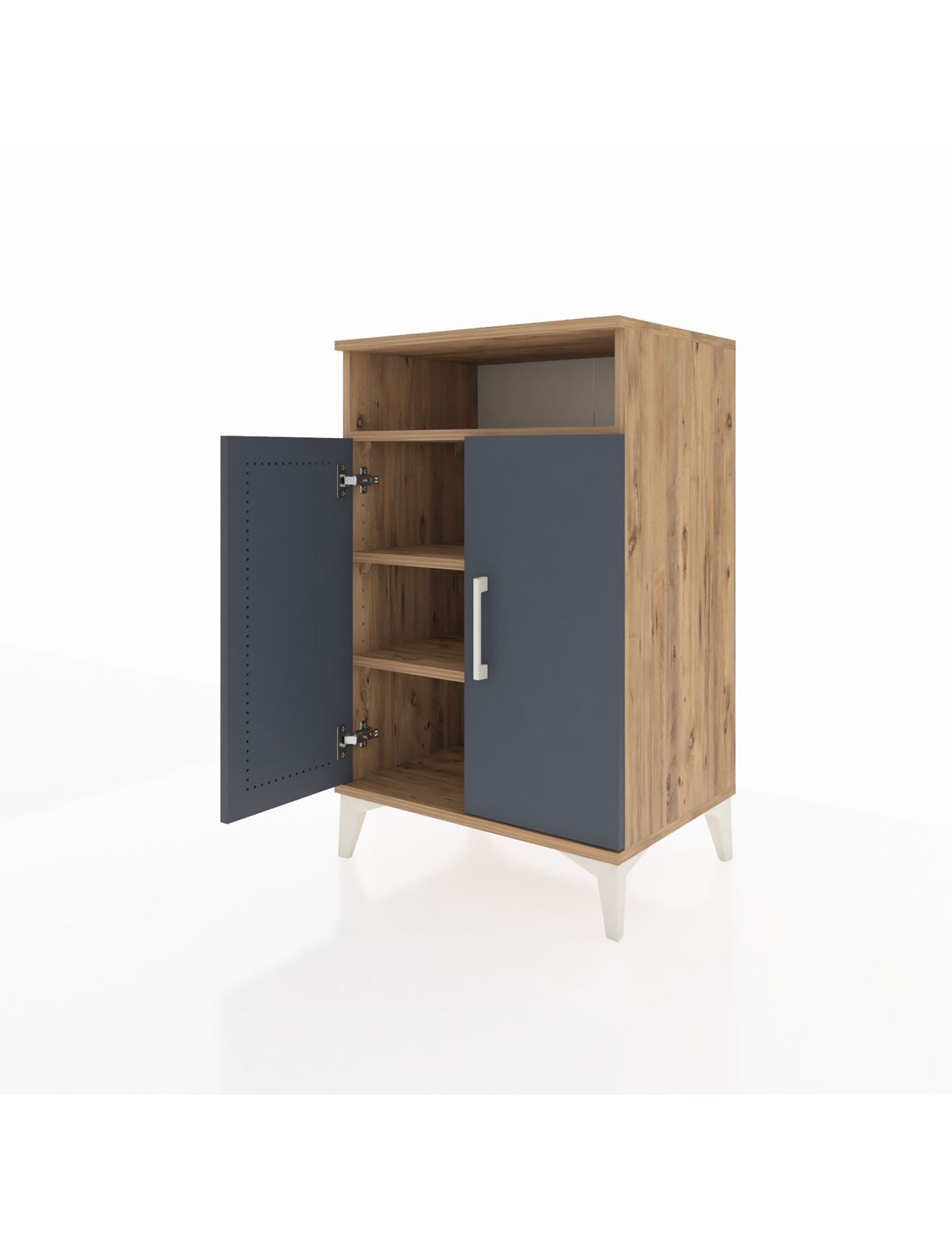 Hyperion Komodin 3 Raflı 2 Kapaklı 60x44x96 - S47M043V8B