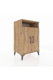 Hyperion Komodin 3 Raflı 2 Kapaklı 60x44x96 Çam-Çam