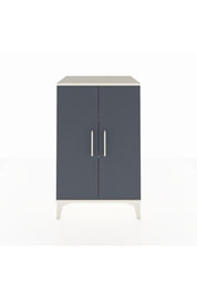 Hyperion Komodin 2 Raflı 2 Kapaklı 60x44x96 Aytaşı-Antrasit