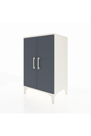 Hyperion Komodin 2 Raflı 2 Kapaklı 60x44x96 Aytaşı-Antrasit