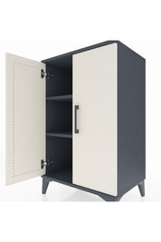 Hyperion Komodin 2 Raflı 2 Kapaklı 60x44x96 Antrasit-Aytaşı