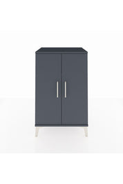 Hyperion Komodin 2 Raflı 2 Kapaklı 60x44x96 Antrasit-Antrasit