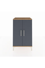 Hyperion Komodin 2 Raflı 2 Kapaklı 60x44x96