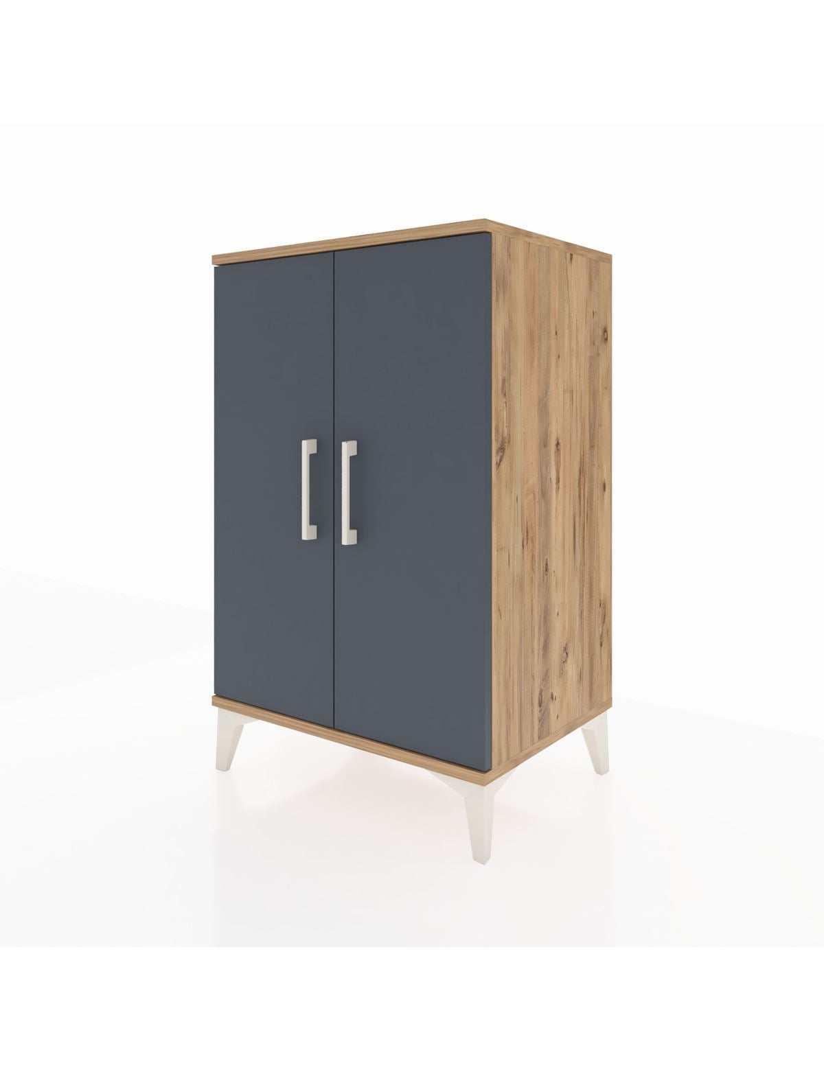 Hyperion Komodin 2 Raflı 2 Kapaklı 60x44x96 - S47M044V8B