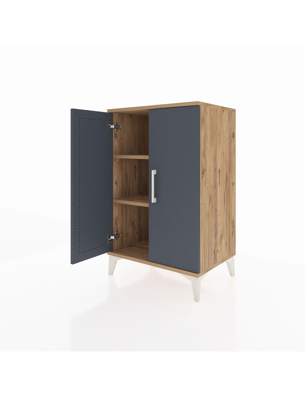 Hyperion Komodin 2 Raflı 2 Kapaklı 60x44x96 - S47M044V8B