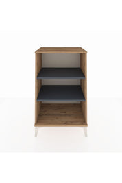 Hyperion Komodin 2 Raflı 60x44x96 Çam-Antrasit