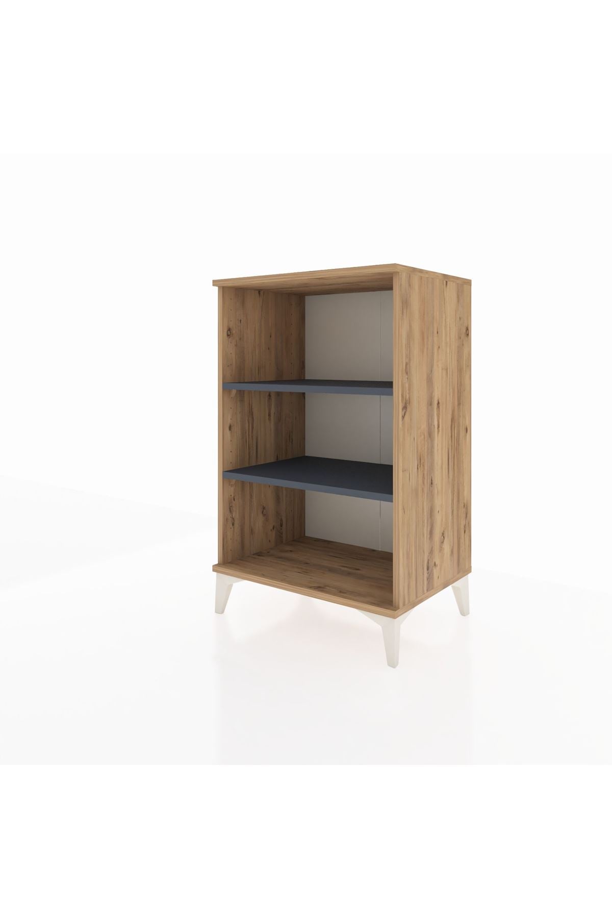 Hyperion Komodin 2 Raflı 60x44x96 Çam-Antrasit