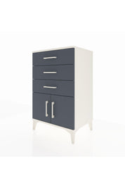 Hyperion Komodin 3 Çekmeceli 2 Kapaklı 60x44x96 Aytaşı-Antrasit