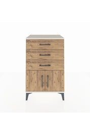 Hyperion Komodin 3 Çekmeceli 2 Kapaklı 60x44x96 Aytaşı-Çam