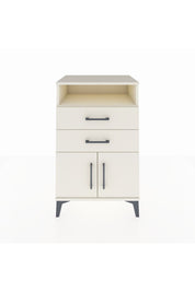 Hyperion Komodin Tek Raflı 2 Çekmeceli 2 Kapaklı 60x44x96 Aytaşı-Aytaşı