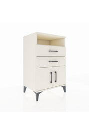 Hyperion Komodin Tek Raflı 2 Çekmeceli 2 Kapaklı 60x44x96 Aytaşı-Aytaşı