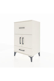 Hyperion Komodin Tek Raflı 2 Çekmeceli 2 Kapaklı 60x44x96 Aytaşı-Aytaşı