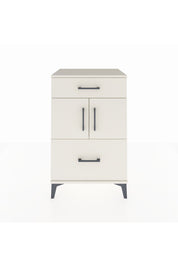 Hyperion Komodin Tek Raflı 2 Çekmeceli 2 Kapaklı 60x44x96 Aytaşı-Aytaşı