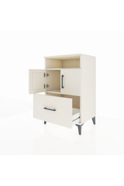 Hyperion Komodin 2 Raflı Tek Çekmeceli 2 Kapaklı 60x44x96 Aytaşı-Aytaşı