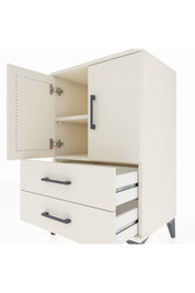 Hyperion Komodin 2 Raflı 2 Çekmeceli 2 Kapaklı 60x44x96 Aytaşı-Aytaşı