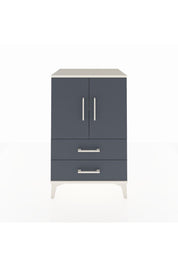 Hyperion Komodin 2 Raflı 2 Çekmeceli 2 Kapaklı 60x44x96 Aytaşı-Antrasit