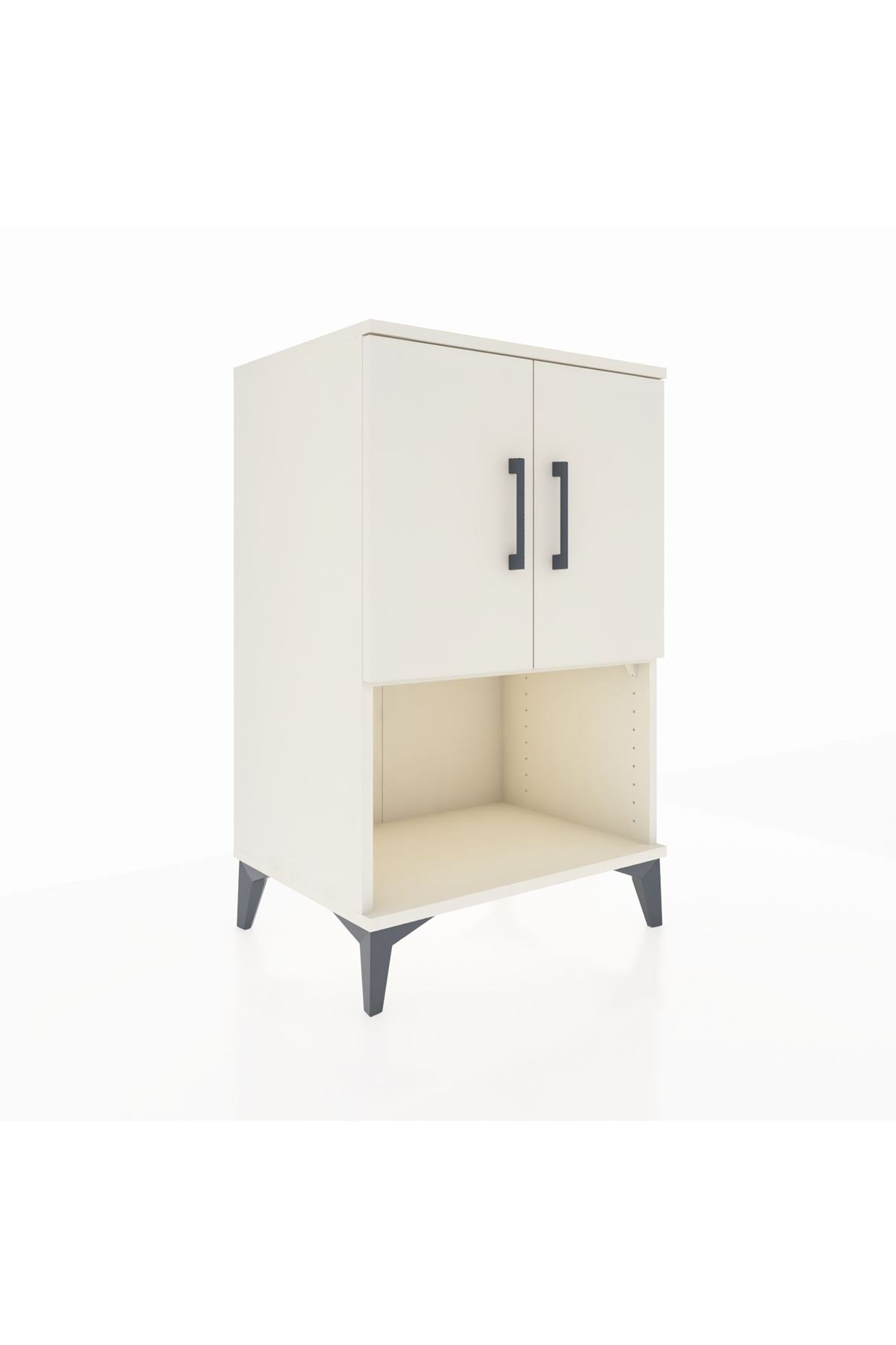 Hyperion Komodin 2 Raflı 2 Kapaklı 60x44x96 Aytaşı-Aytaşı