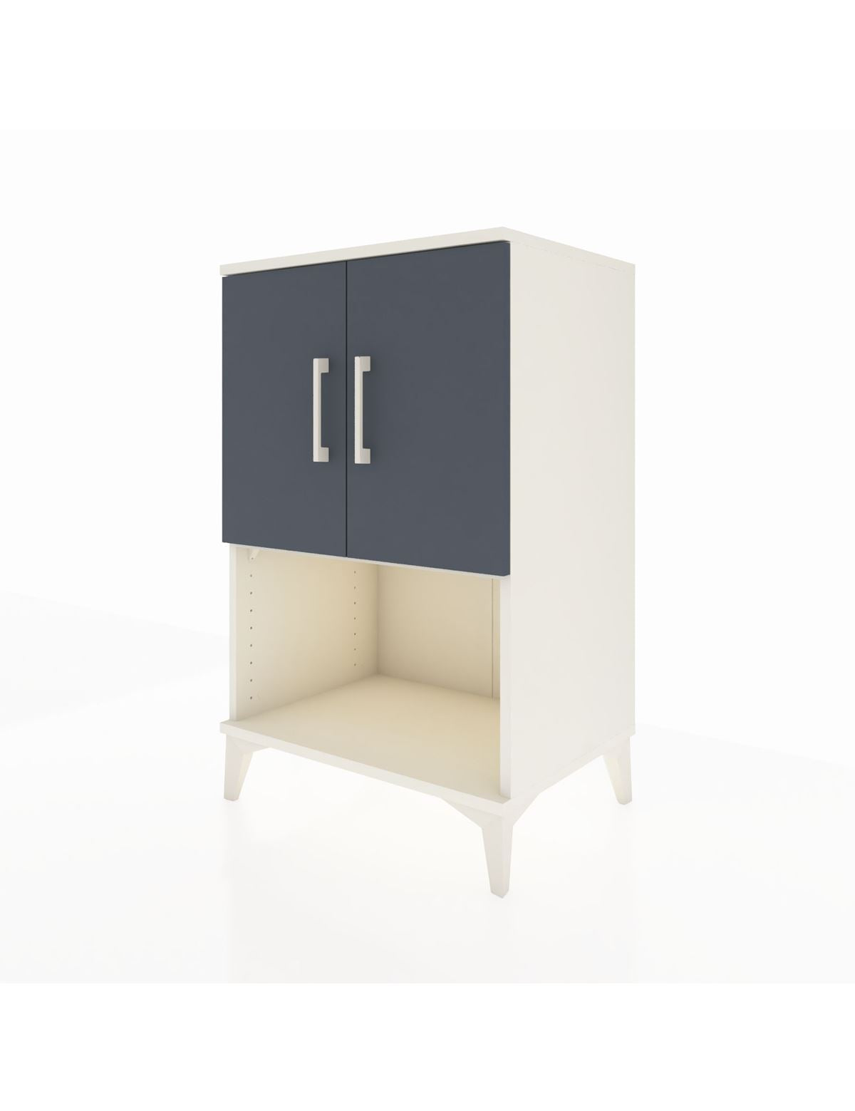 Hyperion Komodin 2 Raflı 2 Kapaklı 60x44x96 - S47M033V2B