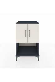 Hyperion Komodin 2 Raflı 2 Kapaklı 60x44x96 Antrasit-Aytaşı