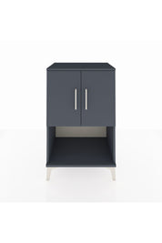 Hyperion Komodin 2 Raflı 2 Kapaklı 60x44x96 Antrasit-Antrasit