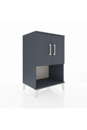 Hyperion Komodin 2 Raflı 2 Kapaklı 60x44x96 Antrasit-Antrasit