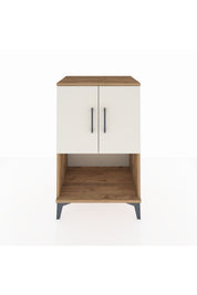 Hyperion Komodin 2 Raflı 2 Kapaklı 60x44x96 Çam-Aytaşı