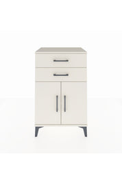 Hyperion Komodin Tek Raflı 2 Çekmeceli 2 Kapaklı 60x44x96 Aytaşı-Aytaşı