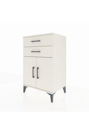 Hyperion Komodin Tek Raflı 2 Çekmeceli 2 Kapaklı 60x44x96 Aytaşı-Aytaşı