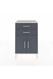 Hyperion Komodin Tek Raflı 2 Çekmeceli 2 Kapaklı 60x44x96 Aytaşı-Antrasit