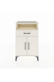 Hyperion Komodin 2 Raflı Tek Çekmeceli 2 Kapaklı 60x44x96 Aytaşı-Aytaşı