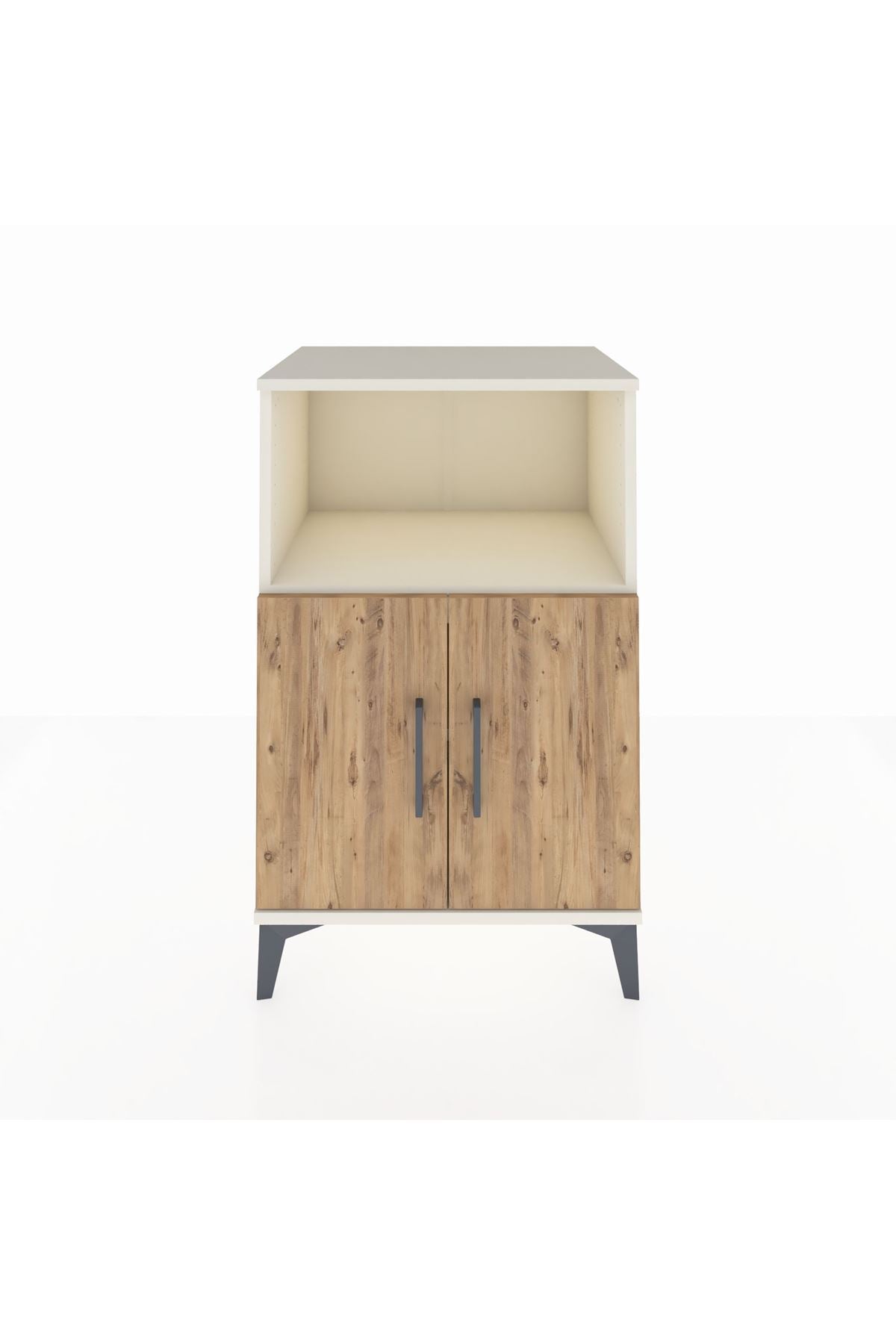 Hyperion Komodin 2 Raflı 2 Kapaklı 60x44x96 Aytaşı-Çam