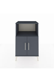 Hyperion Komodin 2 Raflı 2 Kapaklı 60x44x96 Antrasit-Antrasit