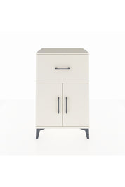 Hyperion Komodin Tek Raflı Tek Çekmeceli 2 Kapaklı 60x44x96 Aytaşı-Aytaşı