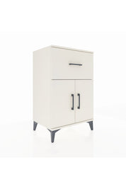 Hyperion Komodin Tek Raflı Tek Çekmeceli 2 Kapaklı 60x44x96 Aytaşı-Aytaşı