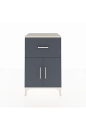 Hyperion Komodin Tek Raflı Tek Çekmeceli 2 Kapaklı 60x44x96 Aytaşı-Antrasit
