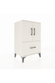 Hyperion Komodin 2 Raflı Tek Çekmeceli 2 Kapaklı 60x44x96 Aytaşı-Aytaşı