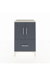 Hyperion Komodin 2 Raflı Tek Çekmeceli 2 Kapaklı 60x44x96 Aytaşı-Antrasit