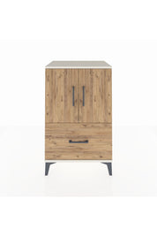 Hyperion Komodin 2 Raflı Tek Çekmeceli 2 Kapaklı 60x44x96 Aytaşı-Çam