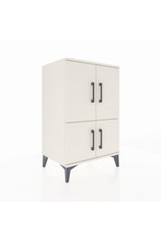 Hyperion Komodin 3 Raflı 4 Kapaklı 60x44x96 Aytaşı-Aytaşı