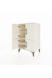 Hyperion Komodin 3 Raflı 4 Kapaklı 60x44x96 Aytaşı-Aytaşı