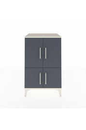 Hyperion Komodin 3 Raflı 4 Kapaklı 60x44x96 Aytaşı-Antrasit